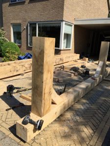 authentiek eiken gebint