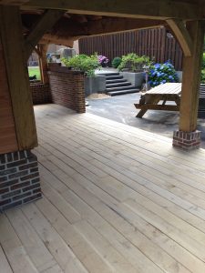 houten vloer van eikenhout